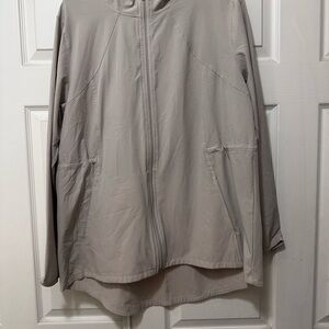 Women's Tan Rain Jacket